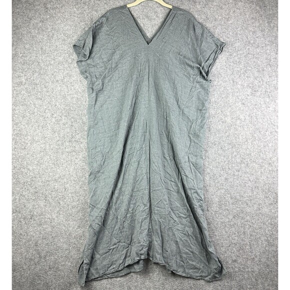 Grade & Gather Anthropologie Maxi Dress Womens M Oversized Minimalist Pockets - Picture 1 of 15